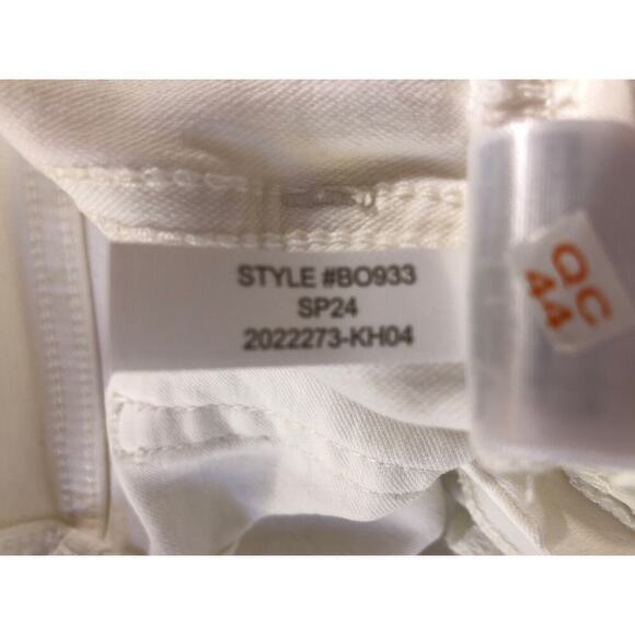 J. Crew Flare Crop Jeans Mid Rise Signature Stretch 5-Pocket White Denim Size 29 - Picture 7 of 9